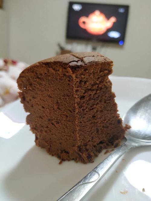 巧克力戚風蛋糕（熔岩巧克力蛋糕）1