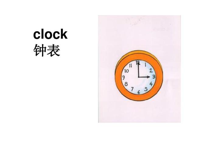 clock怎麼讀