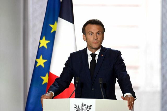 法國總統馬克龍談歐元（法國贊成歐盟國家共同購買天然氣以平抑價格）1