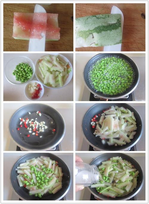 西瓜翠衣的做法（清熱解暑的涼拌菜）1