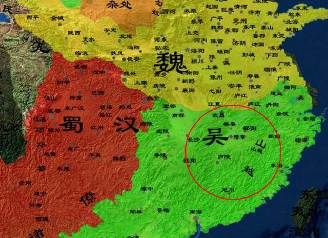 三國時期東吳所在地方是那些城市