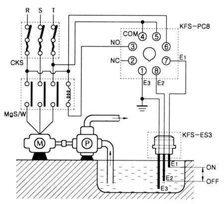 液位繼電器的原理圖（液位繼電器工作原理和接線）1