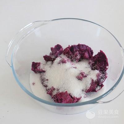 紫薯水晶球怎麼做好吃（外酥内糯紫薯球）4