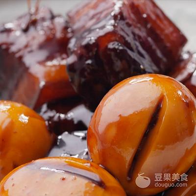 上海砂鍋紅燒肉的做法（上海紅燒肉紅燒肉加雞蛋）5