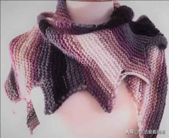 适合冬天的圍巾編織方法