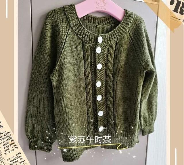 棒針開衫毛衣編織教程完整版兒童（給孩子織件暖和的毛衣）3
