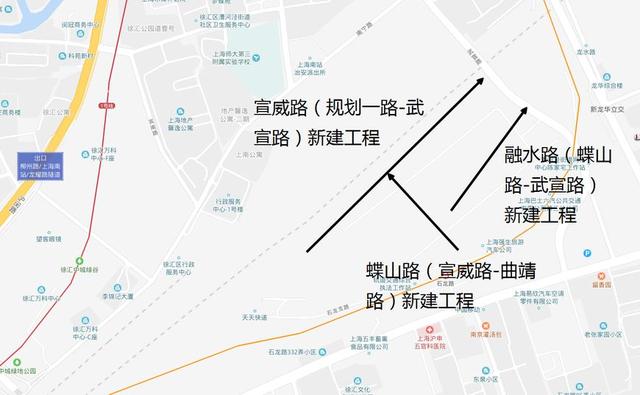 上海s3号線地鐵線路圖（展望上海地鐵3号線石龍路）9