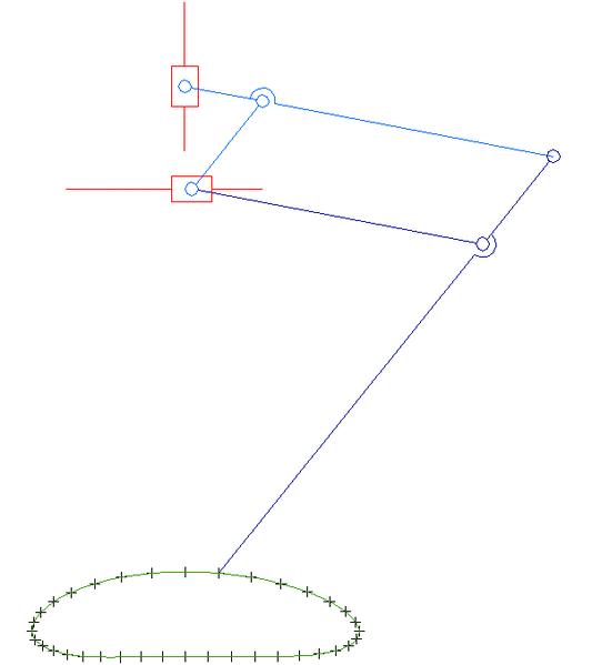 連杆機構軌迹設計（連杆形式的腿機構）13