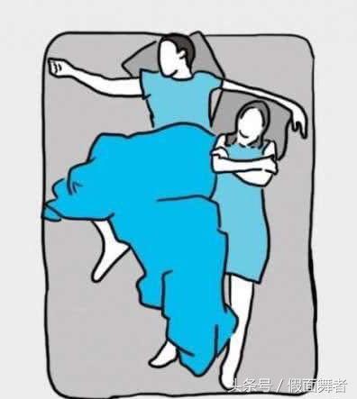 女生什麼睡覺姿勢最放松（這幾種睡覺姿勢你和你老婆做過嗎）6
