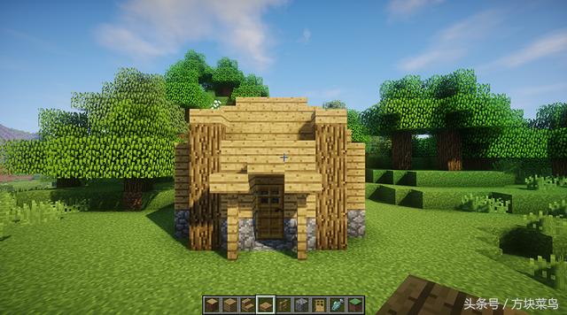 我的世界如何建造一座舒适的木屋（在我的世界中建立一座簡單實用的小木屋）11
