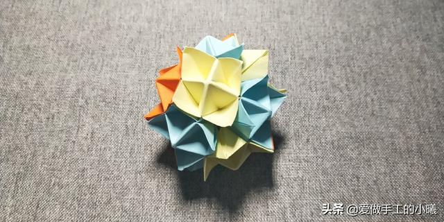 最簡單的花球的折紙教程（簡單花球折紙圖解）1