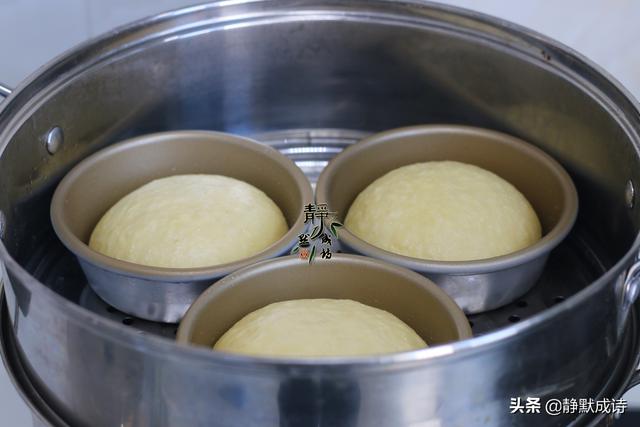 蒸面包家常做法無需用酵母的（不用面包機也不用烤箱）11