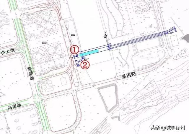 徐州地鐵1号線站點地圖（徐州地鐵1号線出入口最新位置圖）37