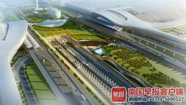 南甯軌道機場線最新站點規劃（未來的南甯機場樞紐長這樣）3
