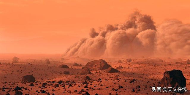 火星沙塵暴是什麼樣的（火星上的沙塵暴居然有紫色的電光）2