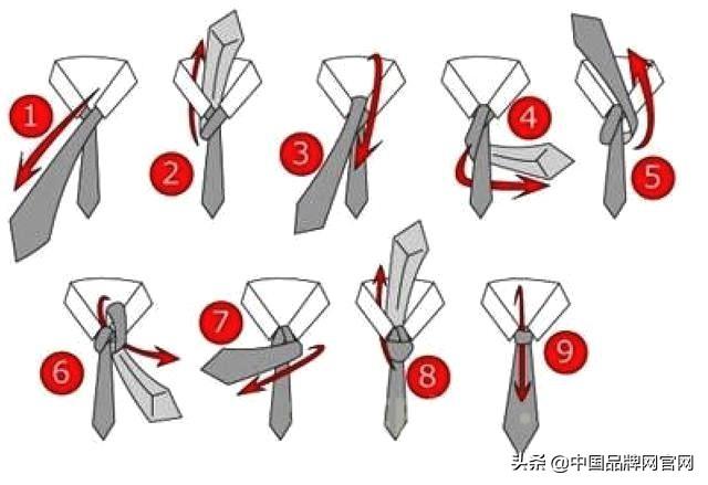 傻瓜式系領帶教程慢動作（超全超實用的領帶打法）5