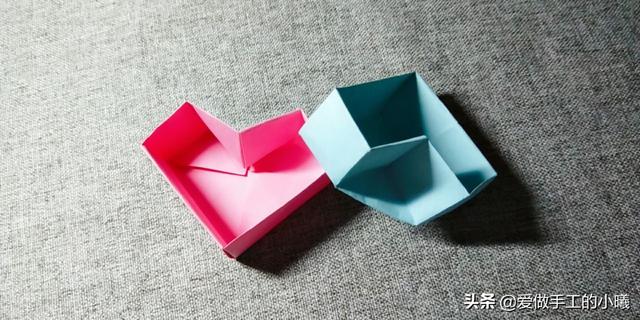 心形收納盒折紙教程（愛心收納盒折紙詳解）3