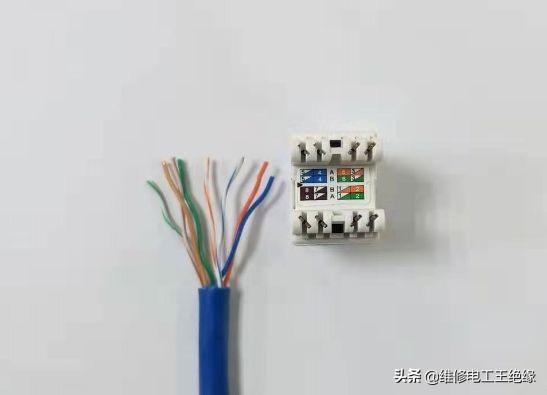 牆壁網線插座接線圖解（家裝電工必備技能）2