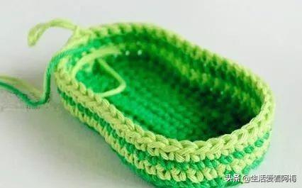 兒童細毛線鞋鈎織教程（幾分鐘就能學會鈎織寶寶鞋）8