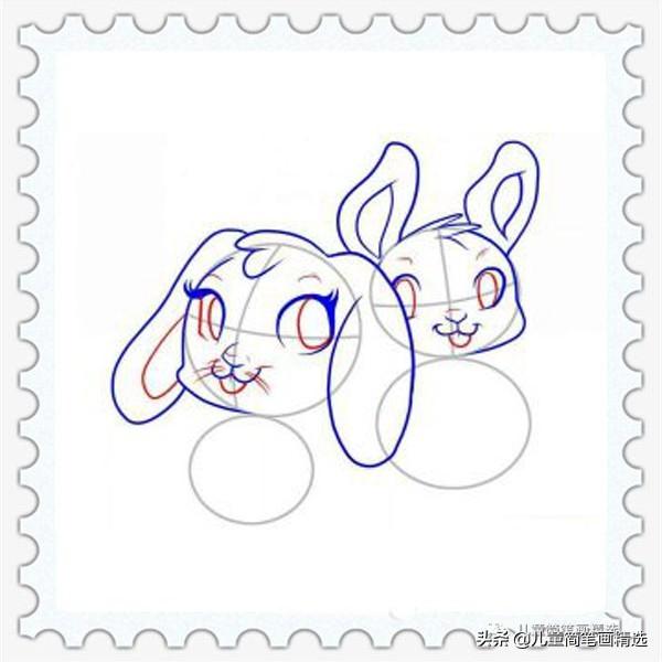 簡單又可愛的簡筆畫小兔子怎麼畫（兒童簡筆畫精選）3