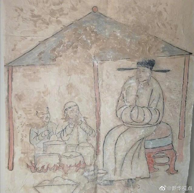 内蒙古發掘千年墓（内蒙古農民修路時發現一座遼代壁畫墓）2