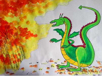 小孩恐龍簡單畫（兒童創意畫教程）19