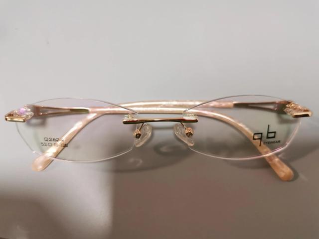 1千度近視金絲眼鏡框（600的眼鏡框PK60的眼鏡框）4