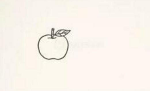 幼兒簡筆畫大全最簡單蘋果（兒童簡筆畫教程-小蘋果）1
