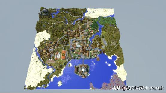 我的世界大型地圖如何制造（我的世界裡地形精确到像素的地圖）2