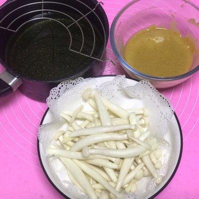 炸海鮮菇簡單酥脆（0難度的炸海鮮菇）8