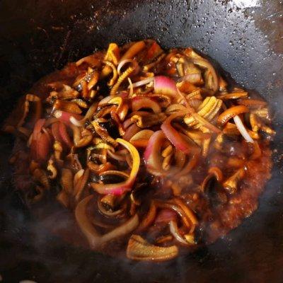 洋蔥鳝絲的制作方法（洋蔥炒鳝絲一端上來）10