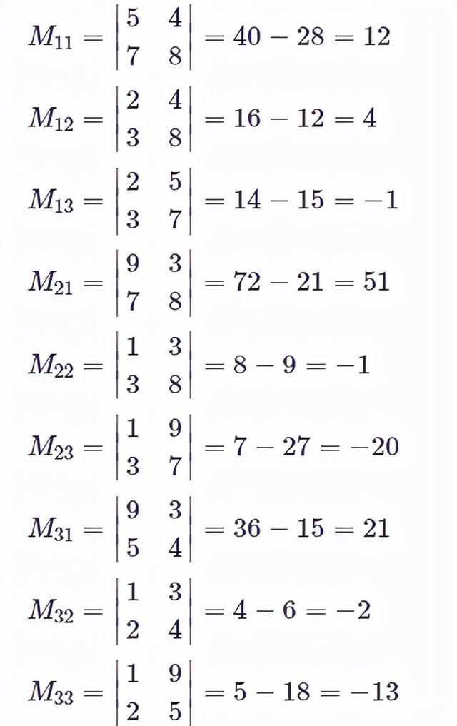 矩陣的運算公式總結（什麼是矩陣的逆矩陣）7