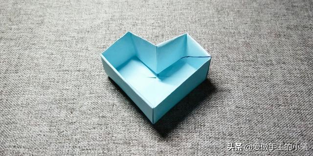 心形收納盒折紙教程（愛心收納盒折紙詳解）2