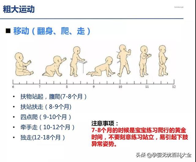寶寶各月齡發育标準表（一張嬰兒發育時間表）8