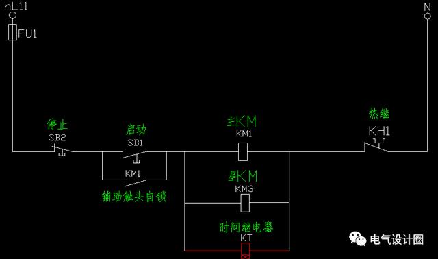 三相電機控制電路圖講解（怎麼畫三相異步電動機控制電路圖）11
