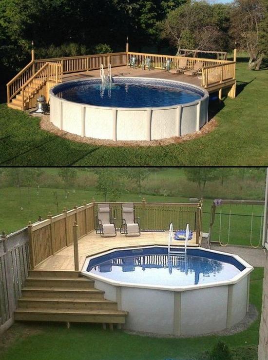 庭院自制地面泳池（原來砌個泳池這麼簡單）6
