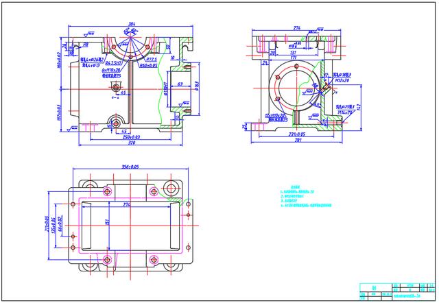 蝸杆減速器的造型原理（這套蝸輪蝸杆減速器CAD圖紙）4
