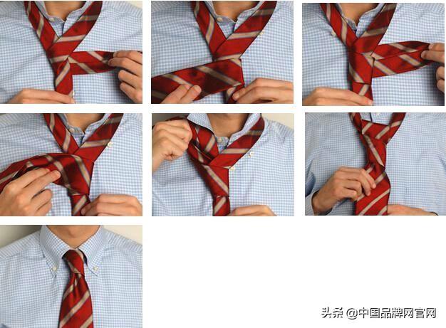 傻瓜式系領帶教程慢動作（超全超實用的領帶打法）7