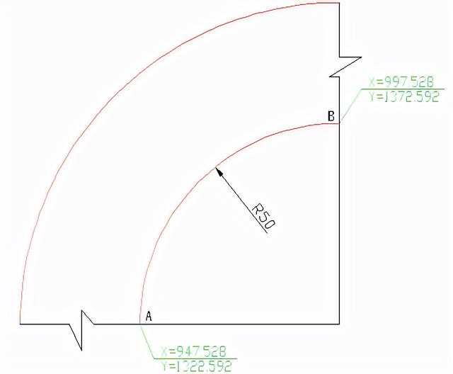 三點坐标求抛物線（弧線道路上任意一點坐标推算）1