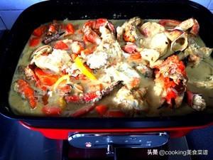 面包蟹海鮮做法（家常海鮮菜譜咖喱面包蟹）9