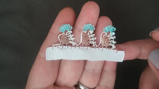手縫花邊針法教程（帶你學習如何用水仙花鎖邊的針法）3