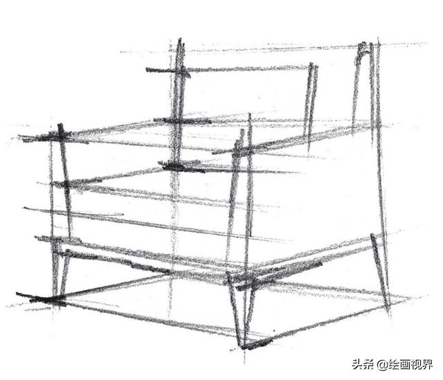 如何畫沙發簡單又好看（零基礎鋼筆畫單體家具繪制詳解沙發的繪制）4