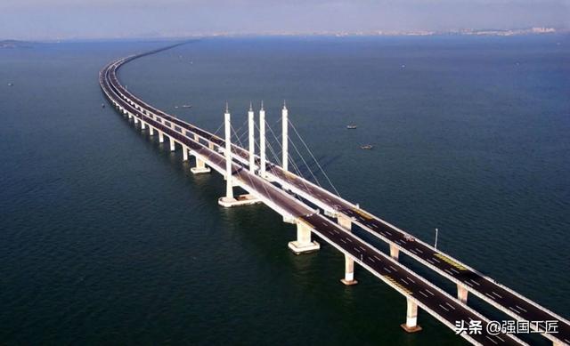 廣東連接海南島的跨海大橋（廣東離海南僅19公裡）2