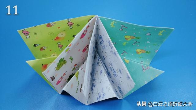 兒童折紙制作大全圖解（親子折紙制作一個可以随身攜帶的精美相冊步驟詳細教程圖解）12