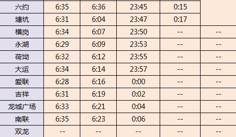 地鐵18号線快線時刻表（地鐵3号線推出半程末班車）8