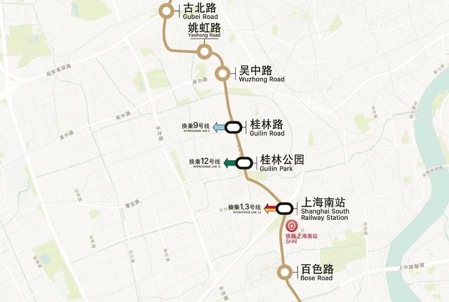 上海s3号線地鐵線路圖（展望上海地鐵3号線石龍路）3