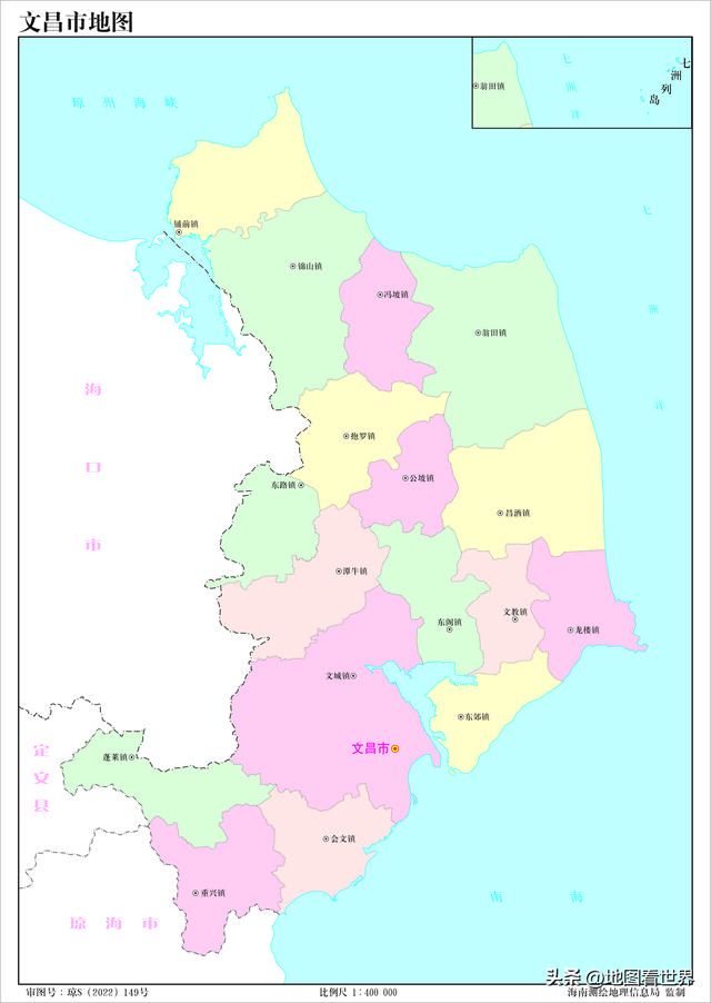 三沙市區劃圖高清大圖（2022年海南省及下轄各市縣标準地圖發布）11