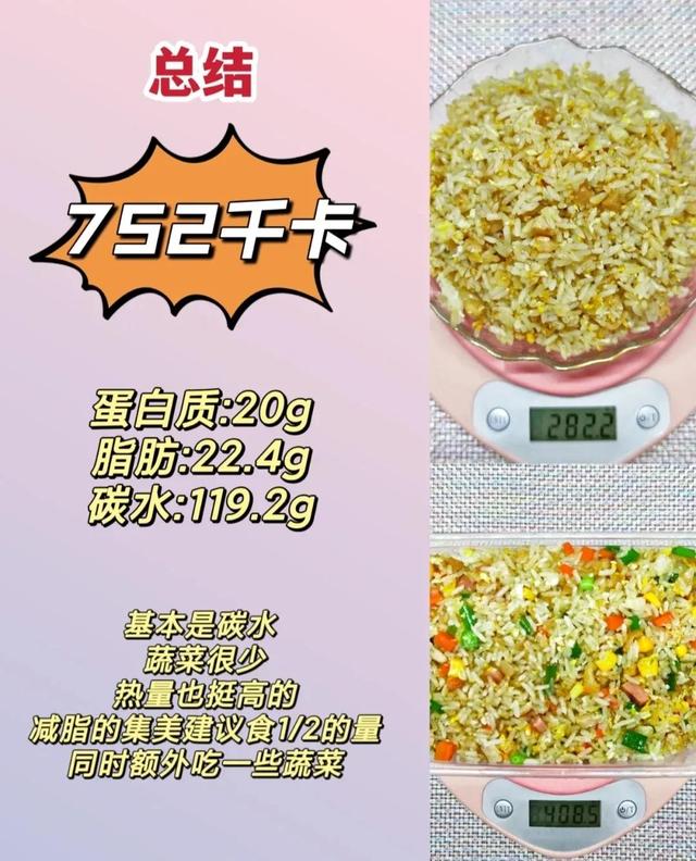 減肥吃米飯可以嗎（蛋炒飯熱量）8