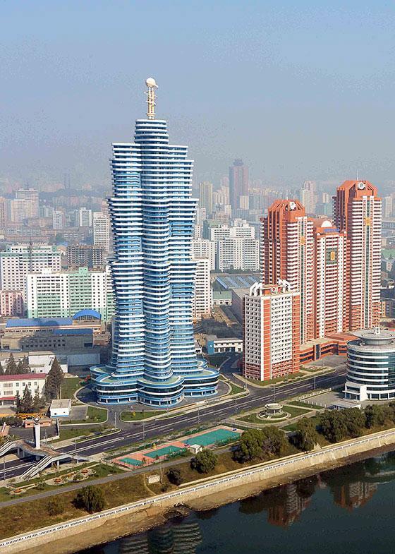 朝鮮首都是什麼樣的建築（出乎意料朝鮮平壤超150米的建築物數量）13
