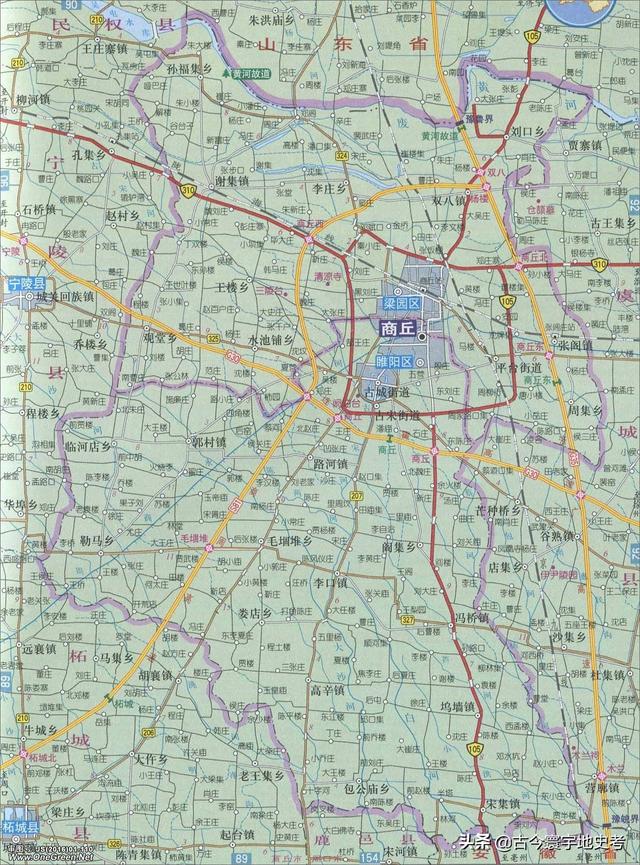 河南各縣市地圖（河南省各市縣地圖）90